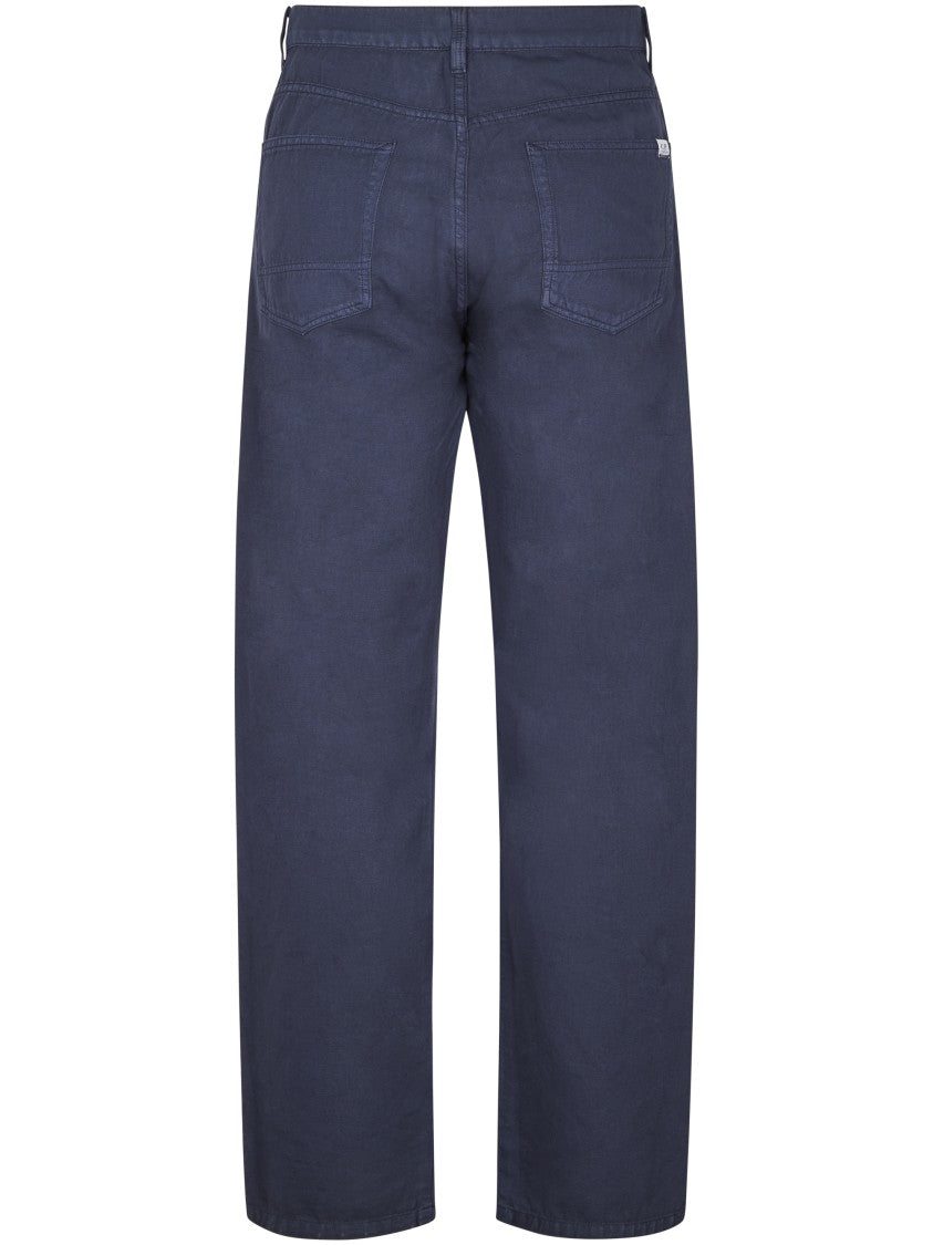 C.P. Company Five-Pocket Casual Trousers In Cotton-Linen Blend