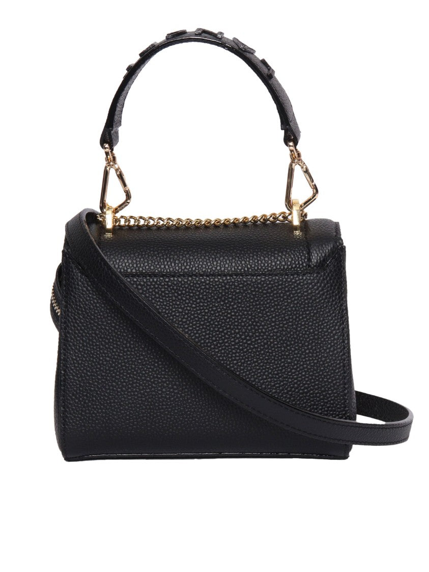 Lancel Structured Handbag With Flap Closure In Smooth Calfskin