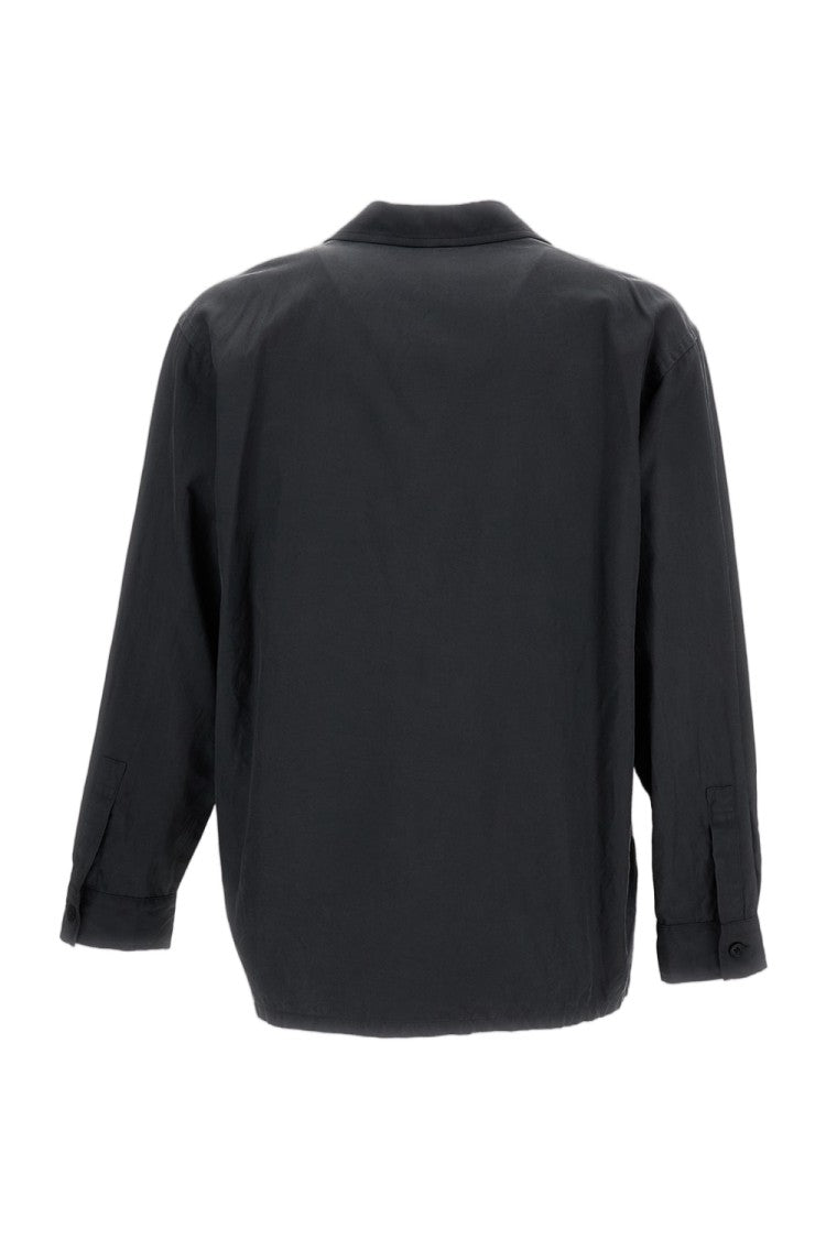 Kaptain Sunshine Relaxed Fit Silk Shirt With Flared Hem
