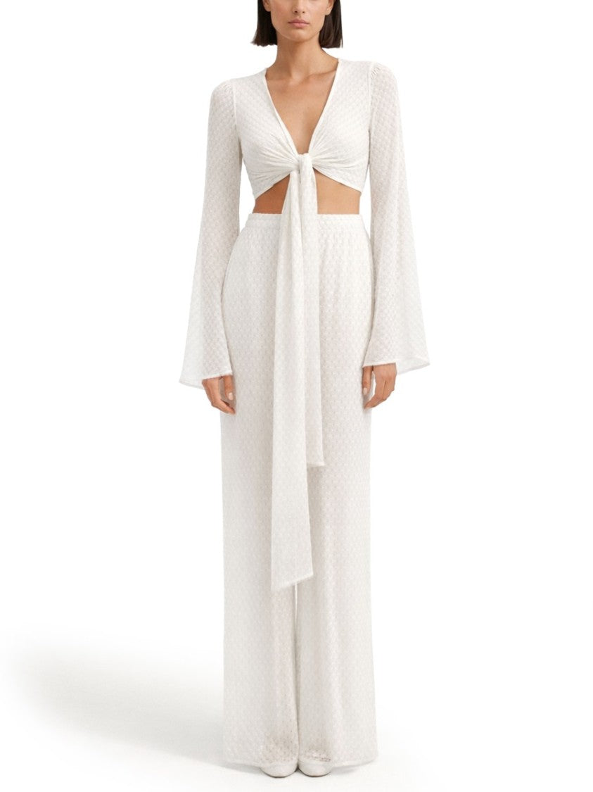 Missoni Viscose Semi-Sheer Wide-Leg Pants