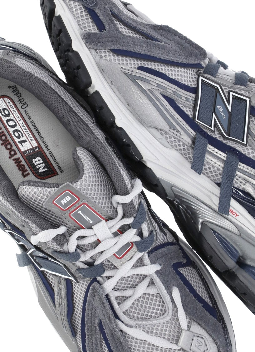 New Balance Grey 1906 Suede-Fabric Sneakers