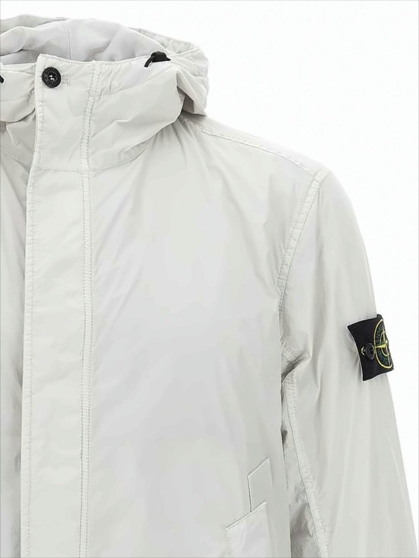 Stone Island Relaxed-Fit Nylon Jacket With Adjustable Hood