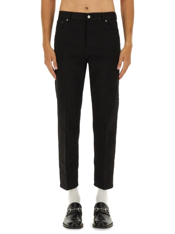 Gucci Tailored Slim Fit Pants With Classic Five-Pocket Design