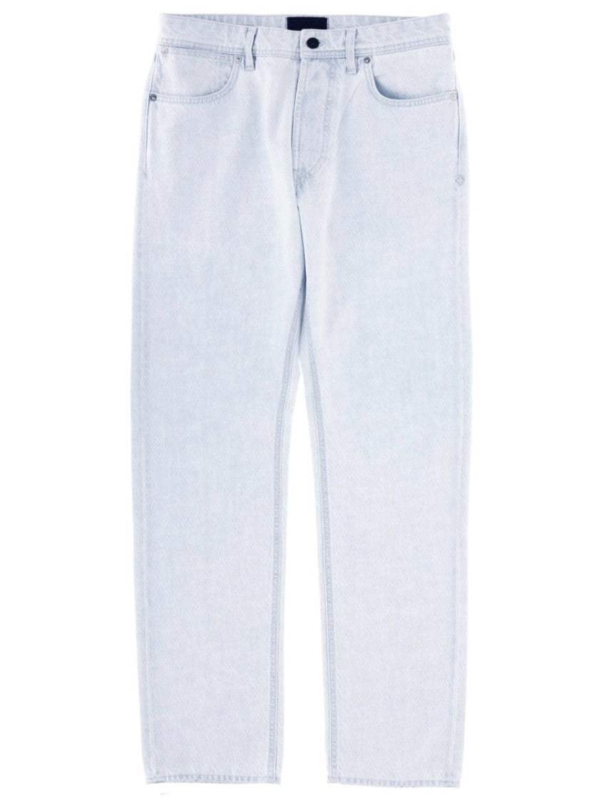 Stone Island Light Wash Cotton Five-Pocket Jeans