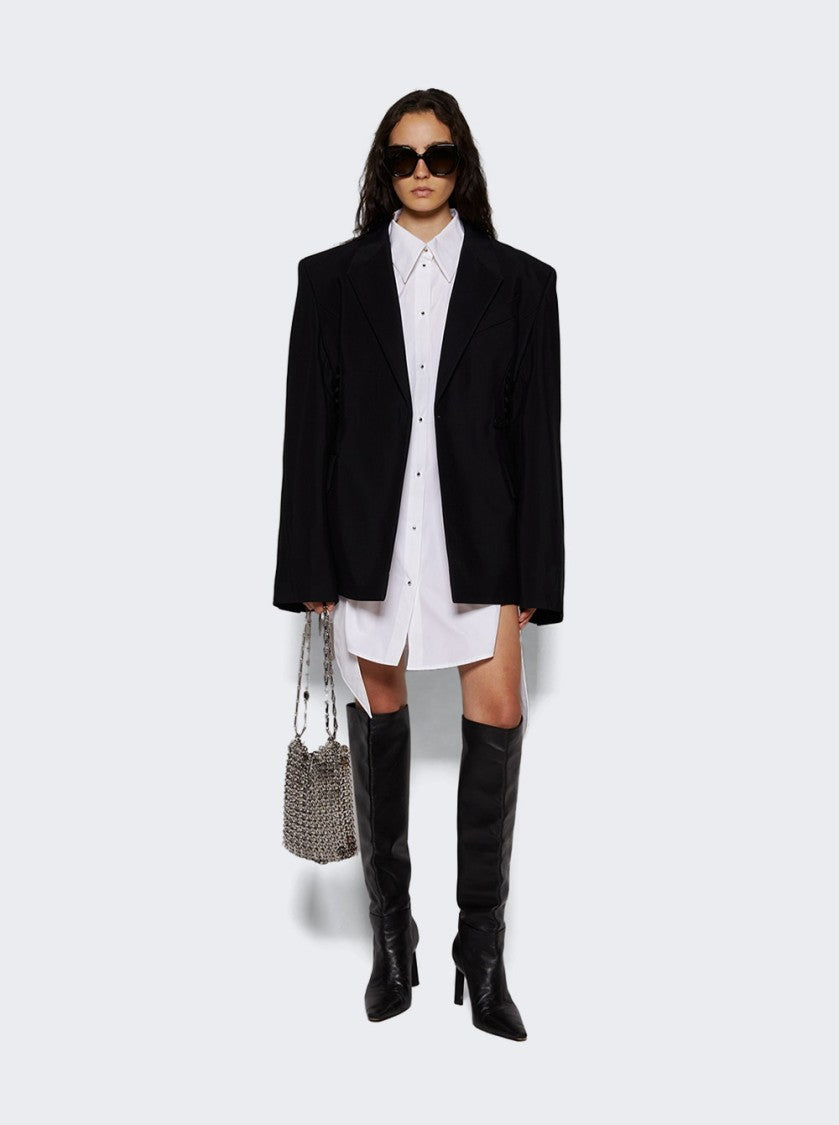 Mugler Lace Up Jacket