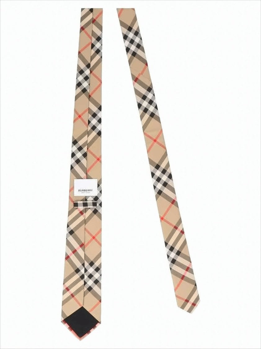 Burberry Slim Check Pattern Necktie