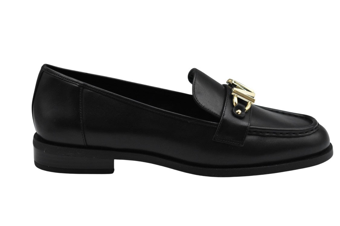 Michael Kors Laced Flat Shoes With Gold Accent