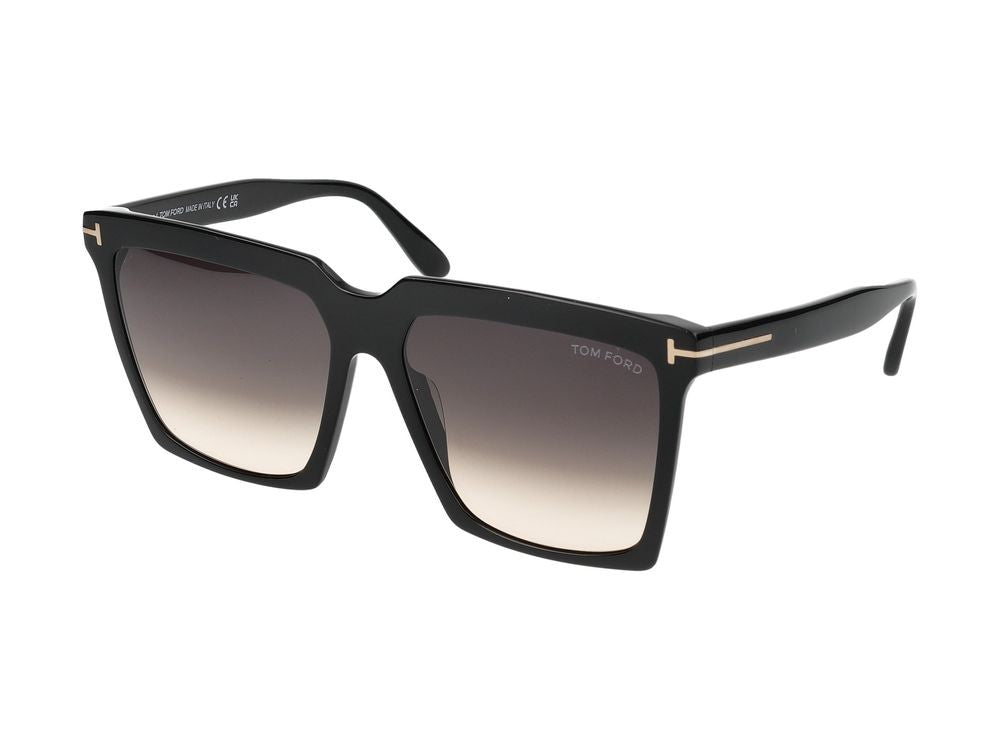 Tom Ford Sunglasses Ft0764 01B Black/Smoke Grad 58/16/140