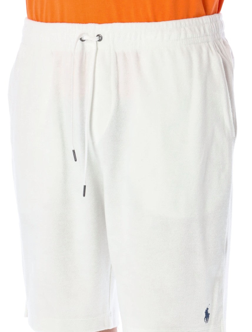 Polo Ralph Lauren Knee-Length Terry Bermuda Shorts With Drawstring Waist