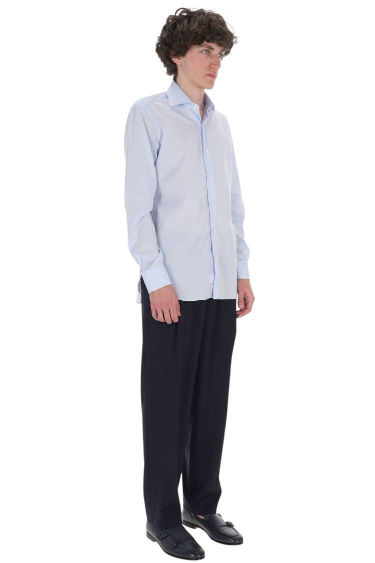 Barba Black Label Cotton Poplin Casual Shirt