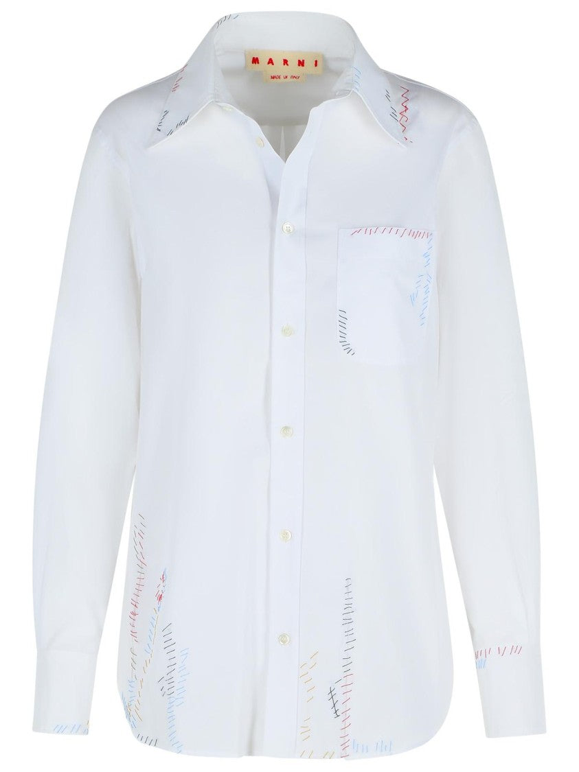 Marni White Cotton Shirt