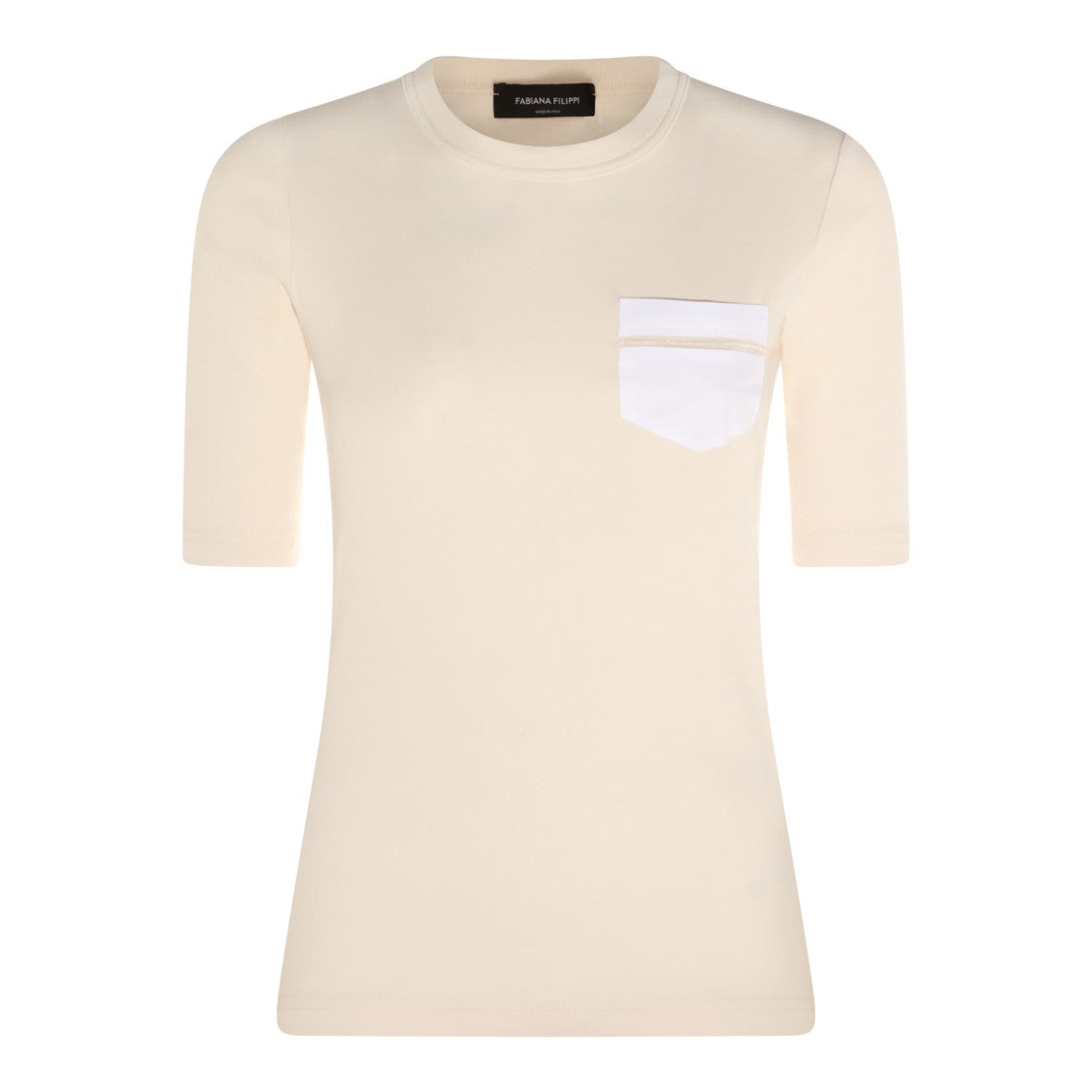 Fabiana Filippi White Cotton T-Shirt