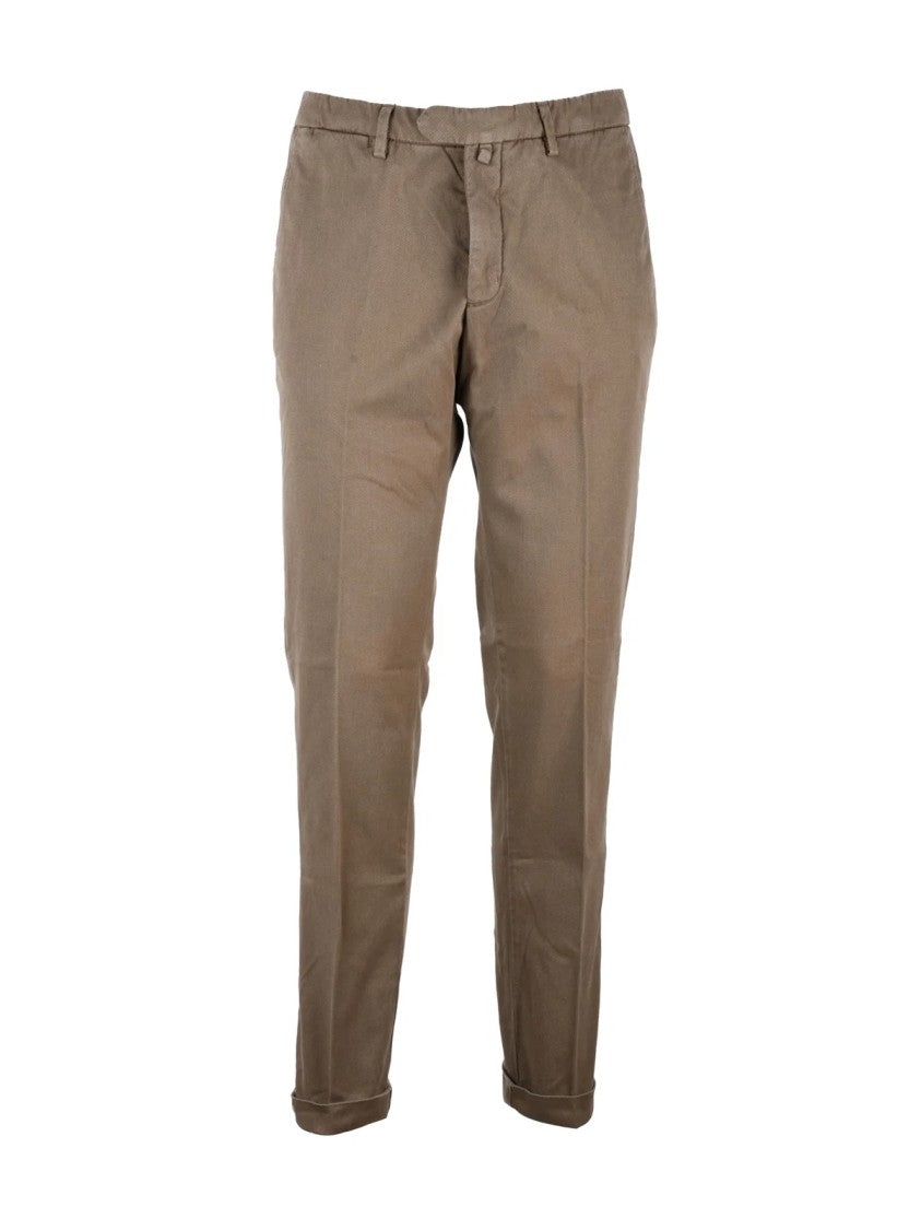 Bsettecento Bsettecento Regular Fit Trousers With Tailored Silhouette
