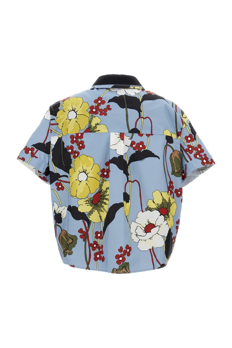 Marni Poplin Floral Printed Shirt