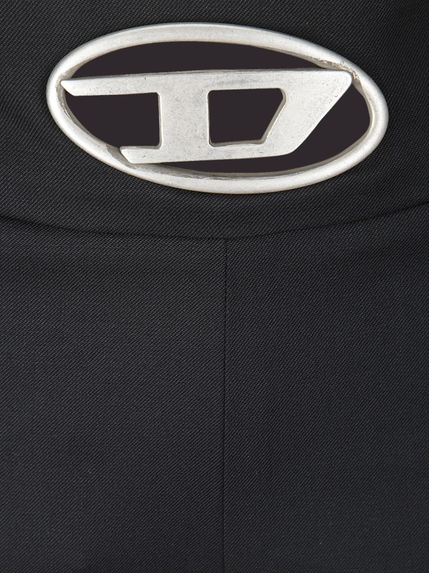 Diesel Flare Trousers With Logo Detail