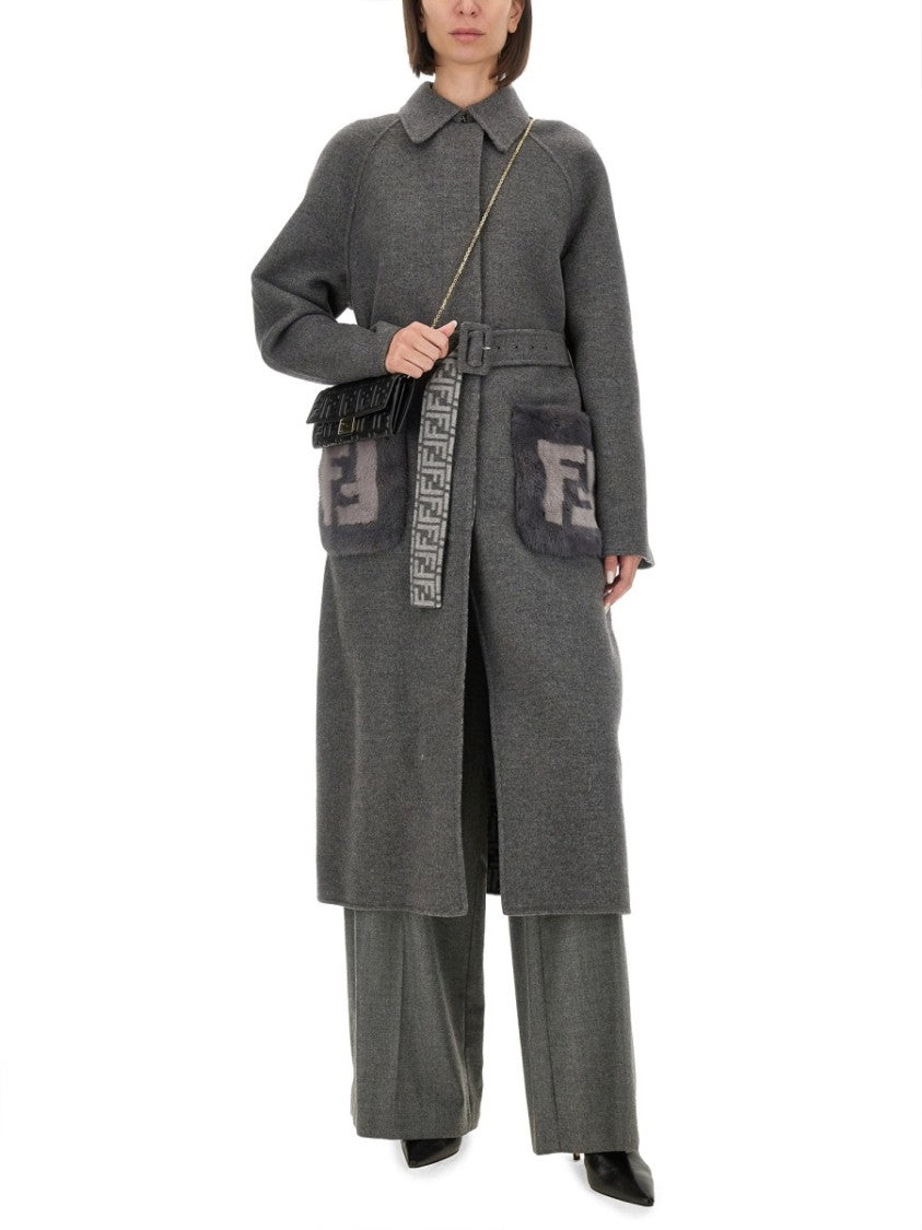 Fendi Portafoglio Continental Baguette