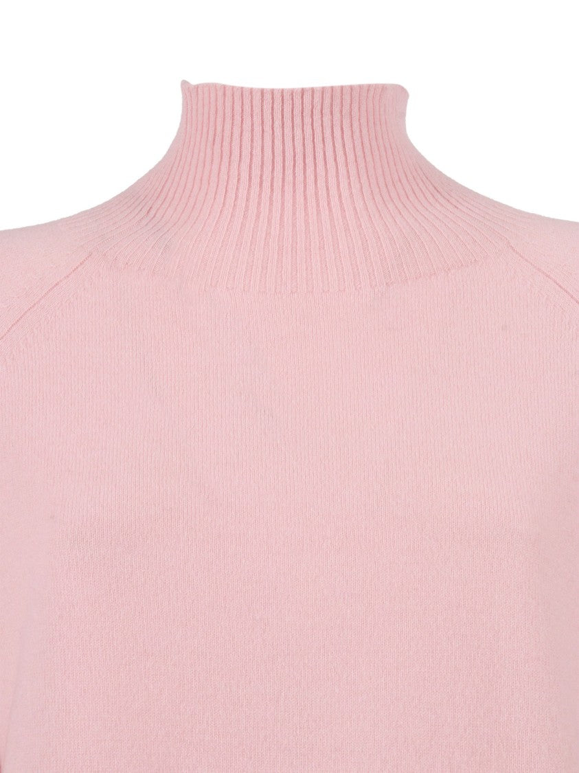 Kangra Cashmere High Collar Raglan Sleeve Sweater