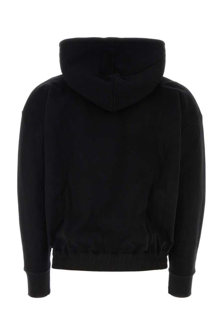 Saint Laurent Black Cotton Sweatshirt