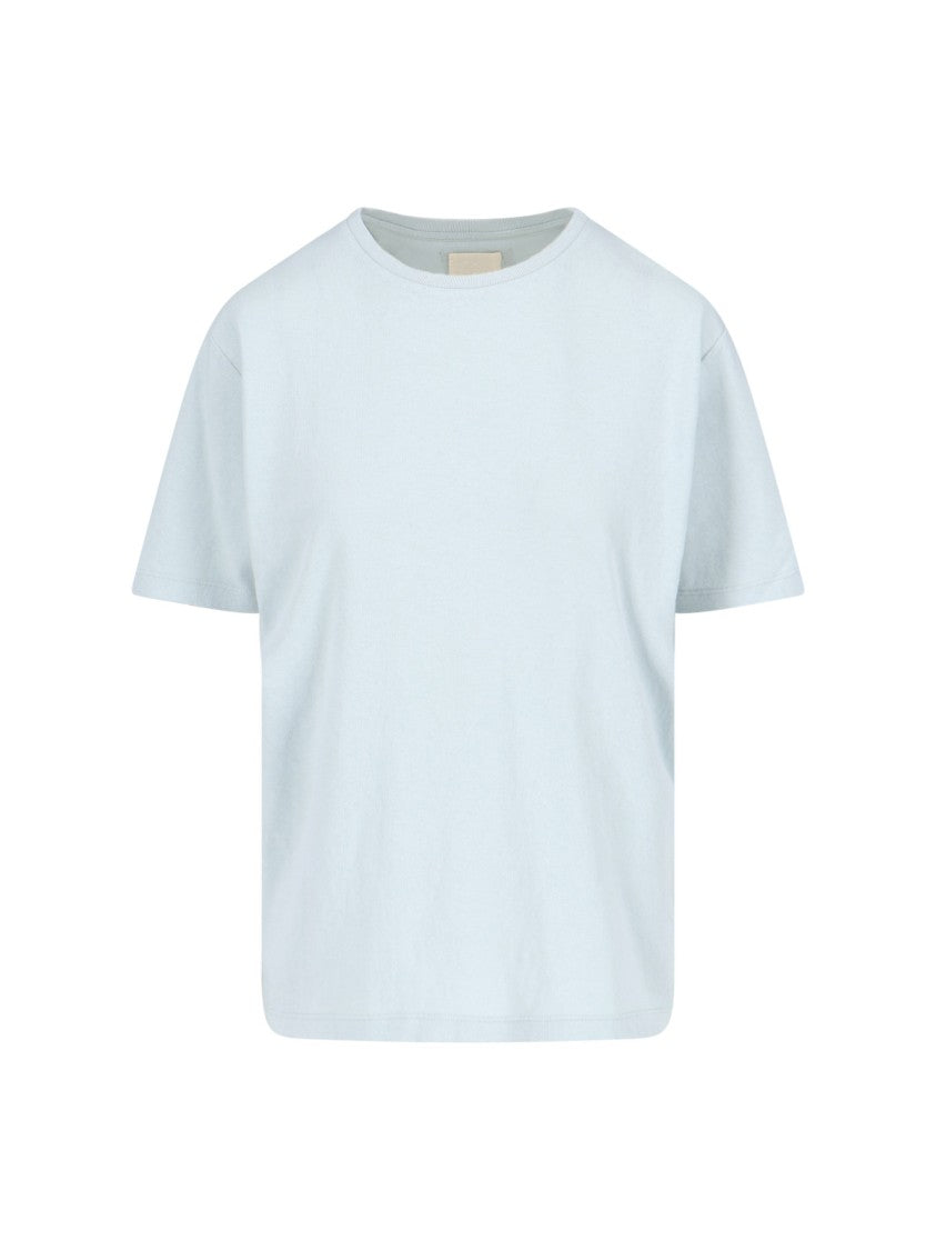 Khaite Logo T-Shirt – Light Blue