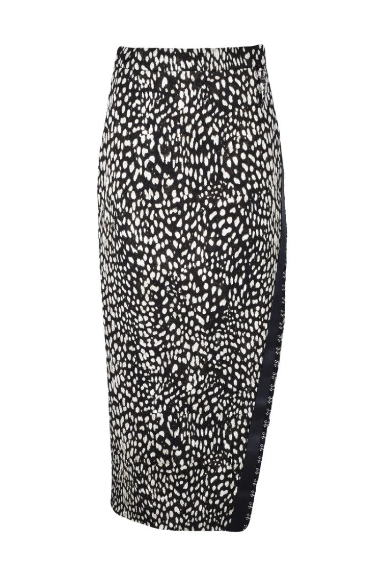 Roberto Cavalli Long Skirt - Black/White