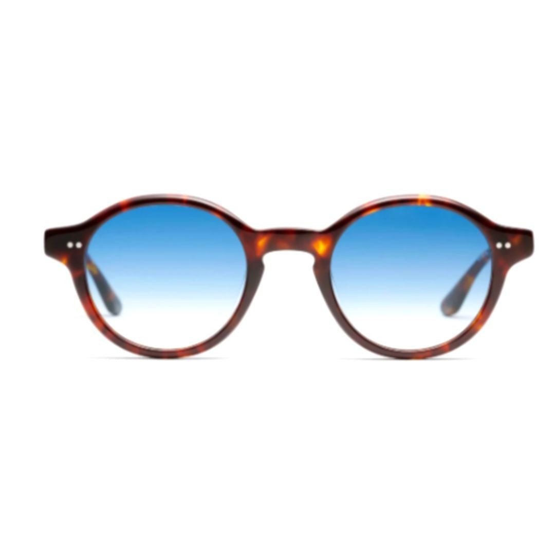 Peter And May Miaouuu Round Acetate Frames With Sun Tortoise Pattern