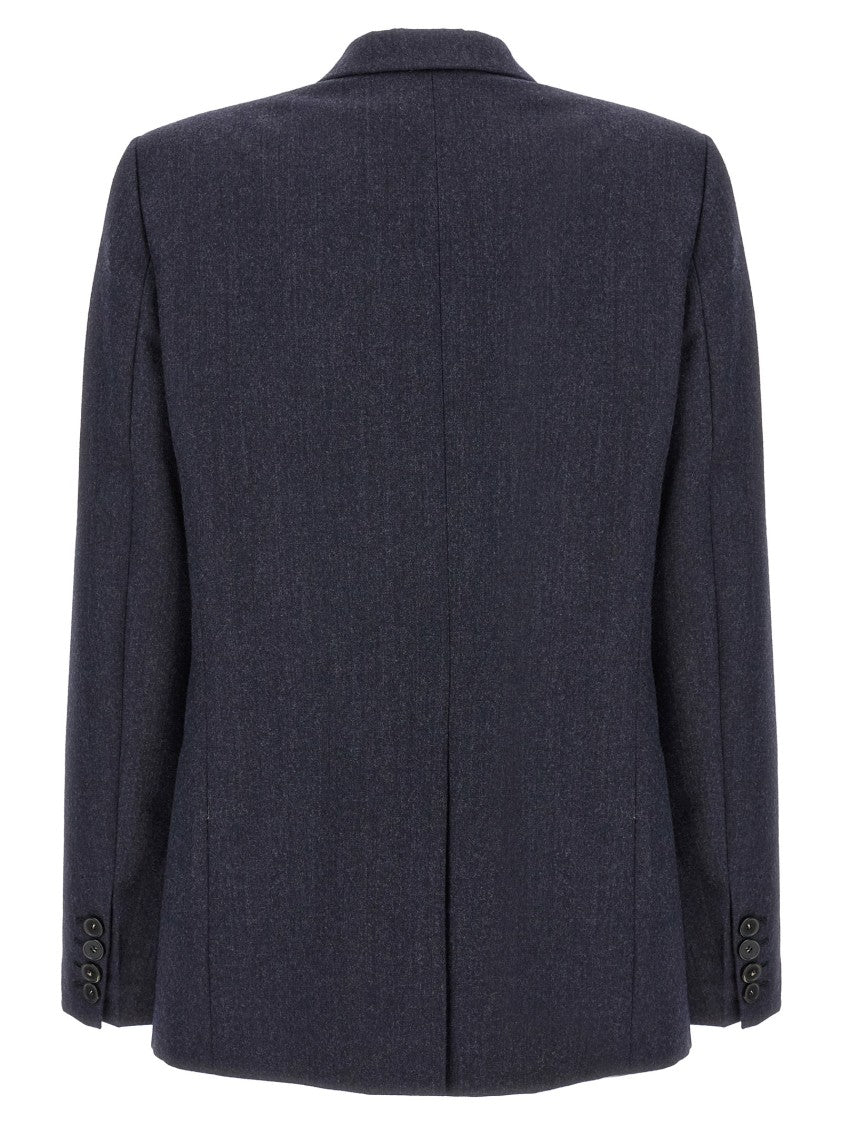Stella Mccartney Tailored Grey Wool Flannel Blazer