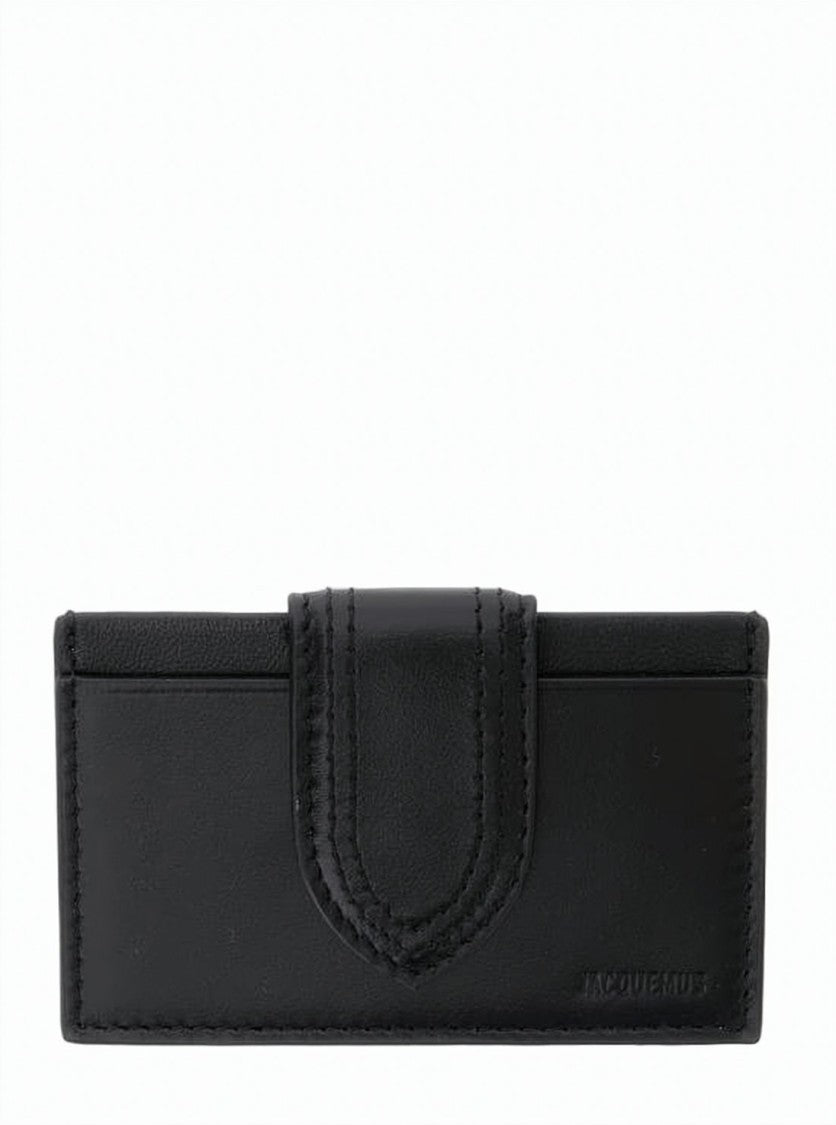 Jacquemus Black Calf Leather Cardholder