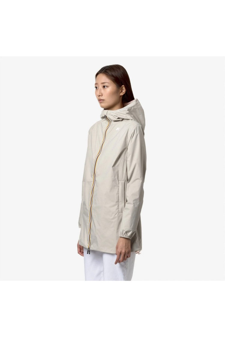 K-Way Multicolor Technical Nylon Zip-Up Jacket