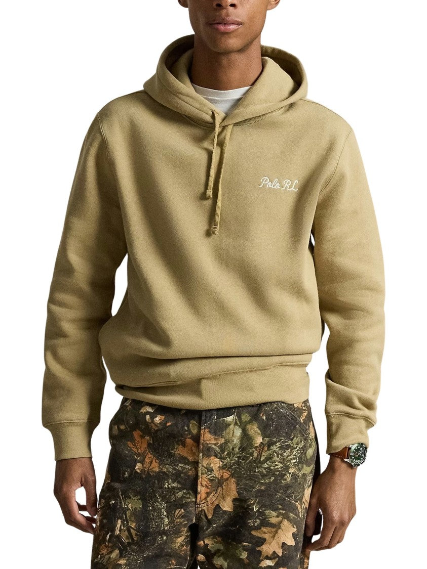 Polo Ralph Lauren Polo Bear Fleece Hoodie With Drawstring And Iconic Back Graphic