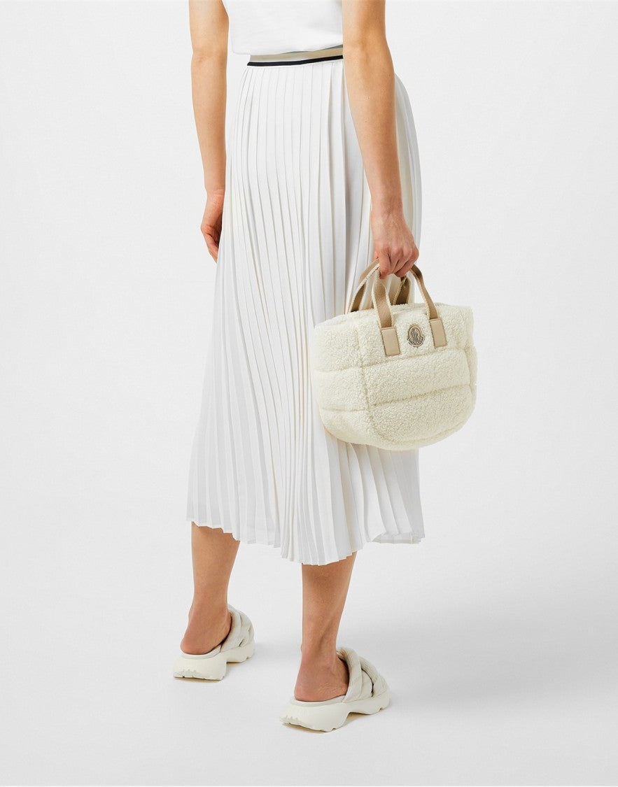 Moncler Pleated Logo Midi Skirt