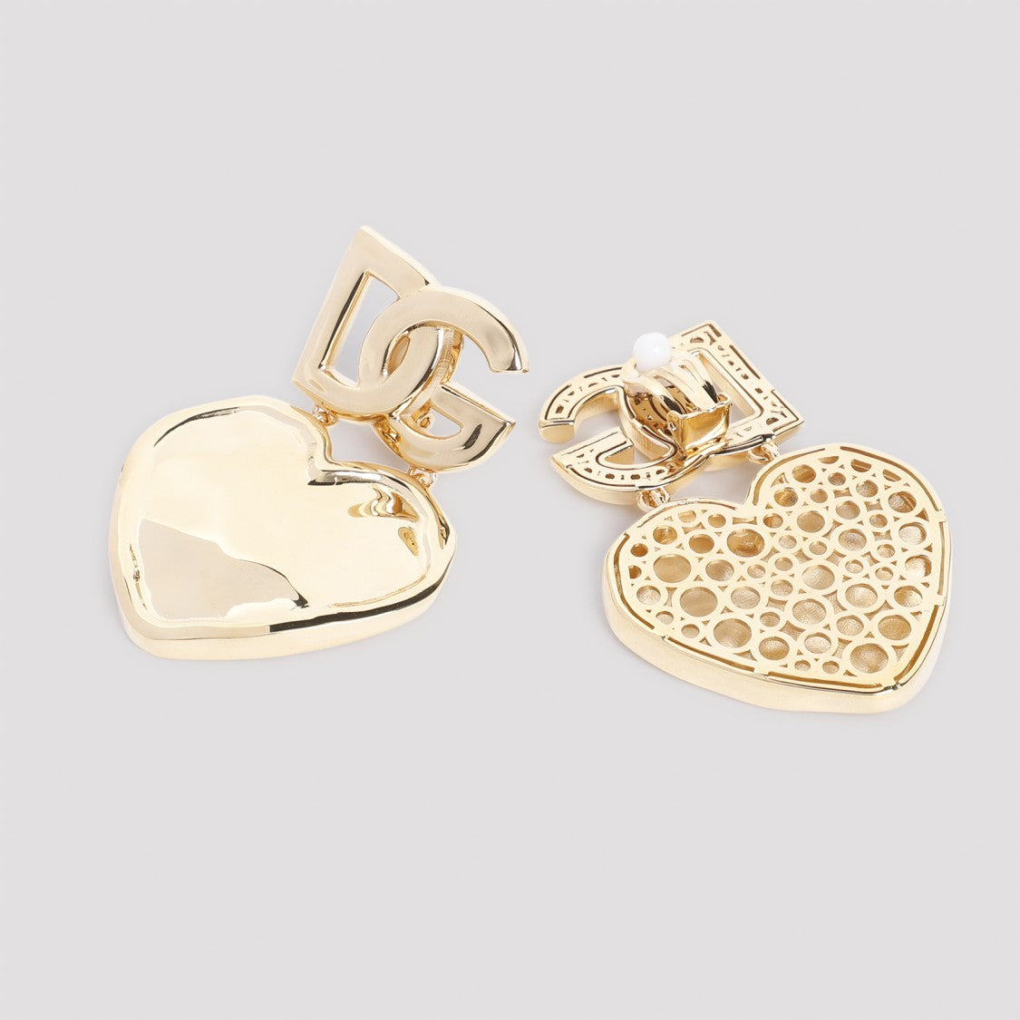 Dolce & Gabbana Gold Earrings Clips