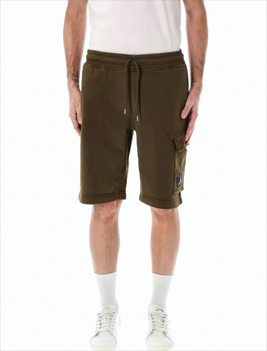 C.P. Company Relaxed Fit Cargo Shorts With Flap Pocket Detail