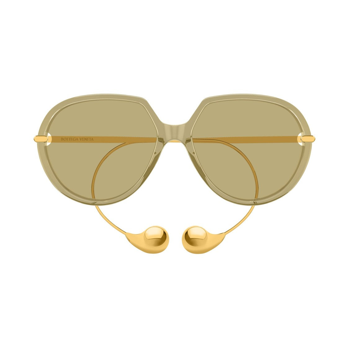 Bottega Veneta Bv1436s Translucent Oversized Sunglasses