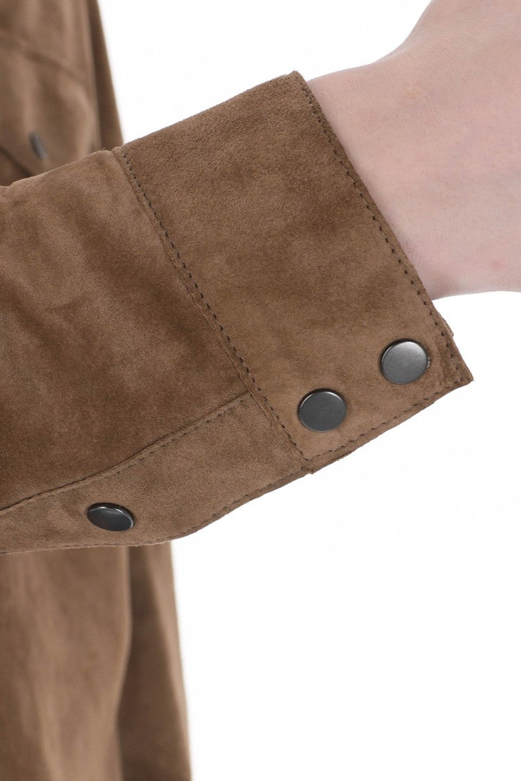 Salvatore Santoro Superlight Suede Overshirt