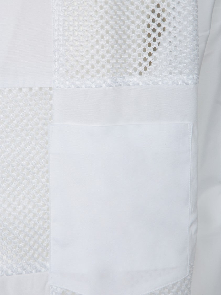 Comme Des Garçons Innovative Breathable Shirt With Classic Collar