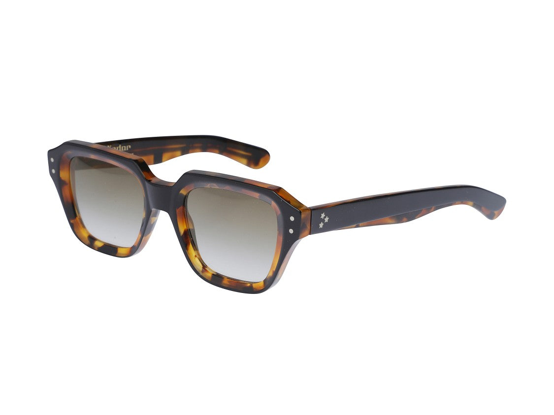 Kador Tortoiseshell Smoke Gradient Oversized Square Sunglasses