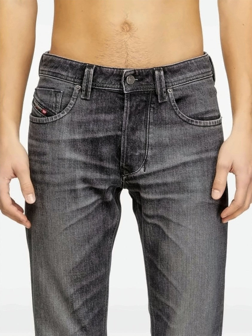 Diesel Faded Black Regular Fit Jeans
