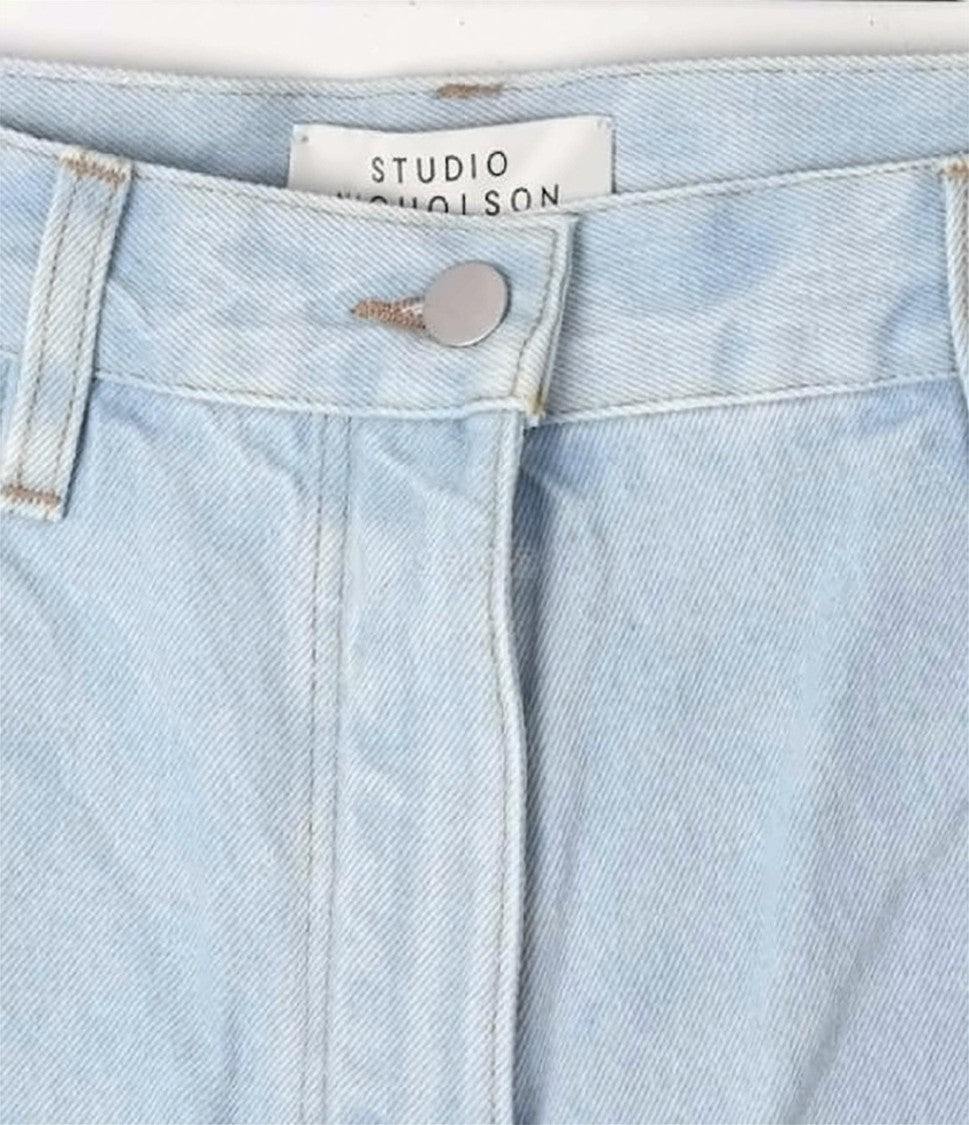 Studio Nicholson Light Wash Straight-Leg Denim Trousers