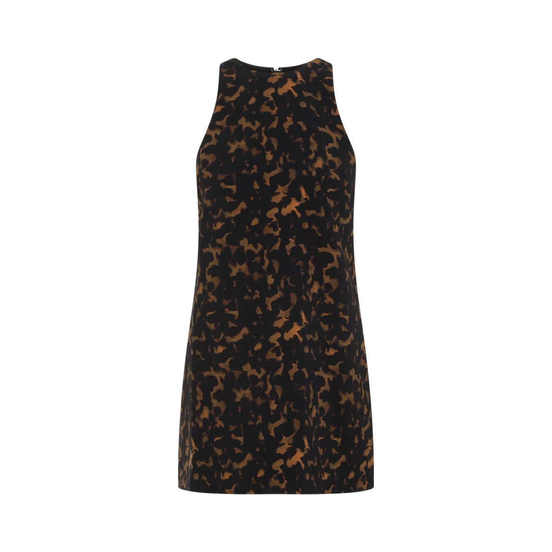 Theory Dark Brown Printed Top