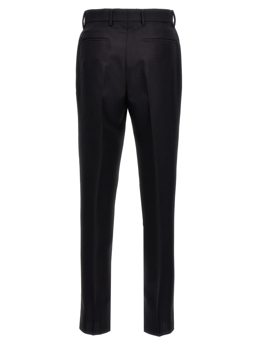 Prada Slim-Fit Mohair Wool Trousers