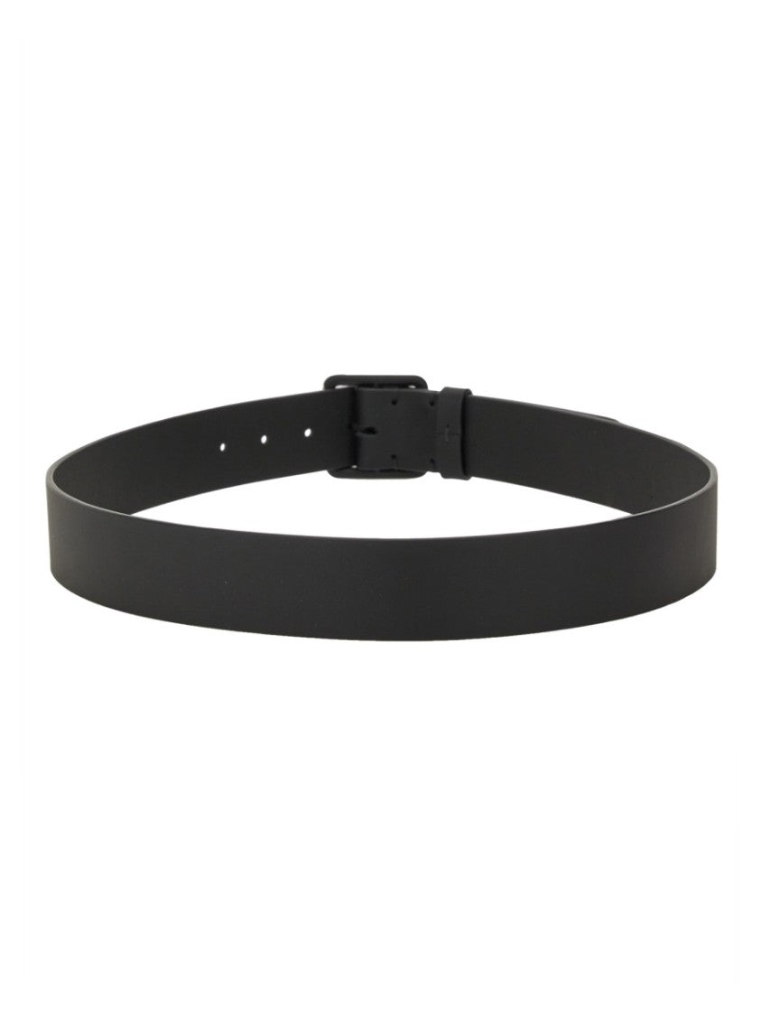 Studio Nicholson Black Leather Belt