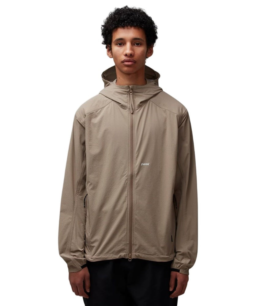 Parel Studios Beige Teide Nylon-Blend Ripstop Jacket