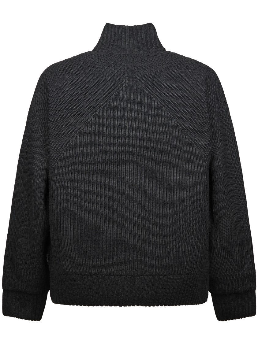 Carhartt Wip Banley Chunky Ribbed Quilted Sweater Jacket