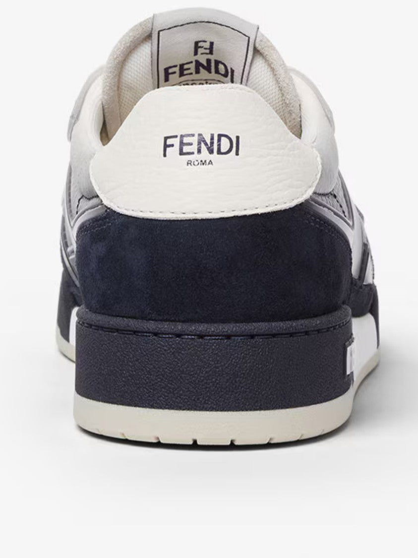 Fendi Match White Gradient Effect Side Logo Sneakers