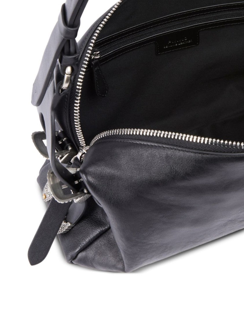 Pinko Minimalist Smooth Leather Shoulder Bag