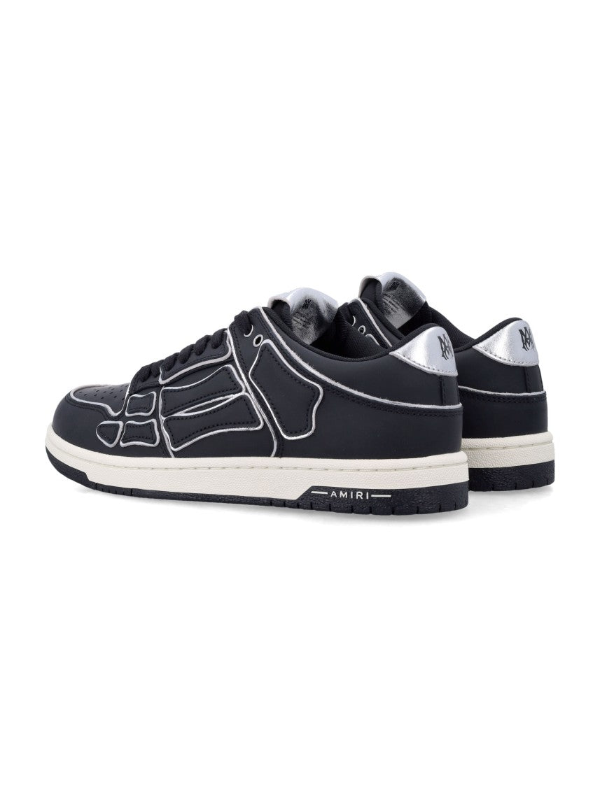 Amiri Classic Low Silver Accent Leather Sneakers