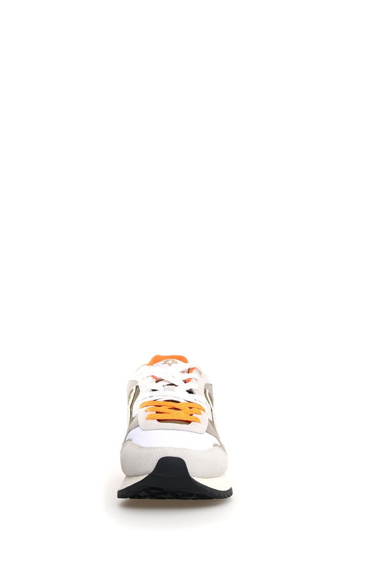 W6yz Avant-Garde Suede Technical Notched Sole Sneakers