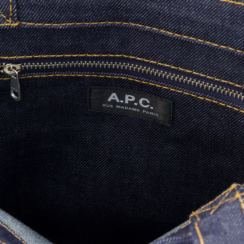 A.P.C. Tote Axel Small - Cotton - Blue