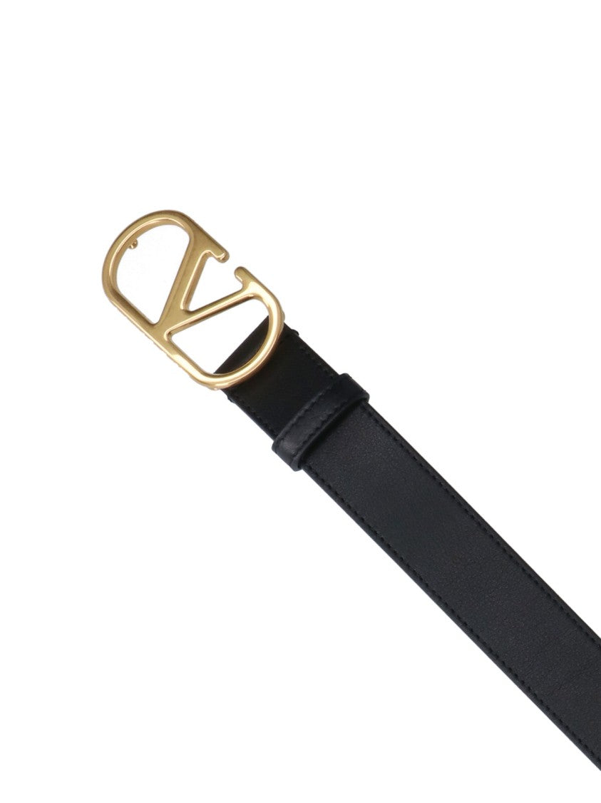 Valentino Garavani "Vlogo Signature" Belt Black