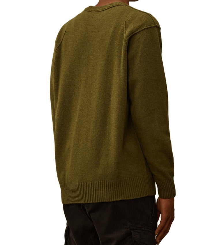 C.P. Company Cappero Crewneck Sweatshirt With Iconic Lens Detail